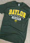 Baylor Bears Grandpa Graphic T Shirt - Green