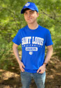 Saint Louis Billikens Grandpa Graphic T Shirt - Blue