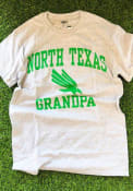 North Texas Mean Green Grandpa Graphic T Shirt - Grey