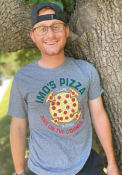 Imo's Pizza Heather Graphite Call the Corner Piece Short Sleeve T-Shirt