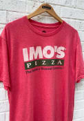 Imo's Pizza Heather Red Logo Short Sleeve T-Shirt