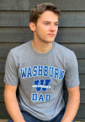 Washburn Ichabods Dad Graphic T Shirt - Grey
