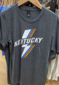 Kentucky Heather Dark Grey Lightning Rainbow Short Sleeve T-Shirt