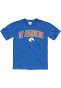UTA Mavericks Youth Arch Mascot T-Shirt - Blue