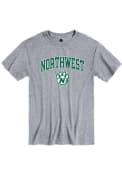 Northwest Missouri State Bearcats Rally Arch Mascot T Shirt - Grey