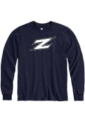 Akron Zips Rally Team Logo T Shirt - Navy Blue