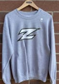 Akron Zips Rally Fleece Team Logo Crew Sweatshirt - Grey