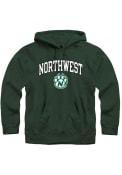 Northwest Missouri State Bearcats Rally Fleece Arch Mascot Hooded Sweatshirt - Green