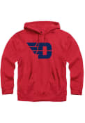 Dayton Flyers Rally Fleece Team Logo Hooded Sweatshirt - Red