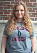 Duquesne Dukes Rally Ringspun Number One T Shirt - Grey