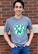 Northwest Missouri State Bearcats Rally Ringspun Distressed Logo T Shirt - Grey