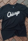 Chicago Rally Vintage Script T Shirt - Black