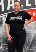 Chicago Rally Plaid Wordmark T Shirt - Black