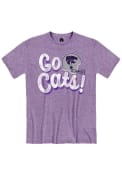 K-State Wildcats Rally Go Cats Football Fashion T Shirt - Lavender