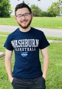 Washburn Ichabods Basketball T Shirt - Navy Blue