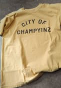 Pittsburgh Champyinz T Shirt - Gold
