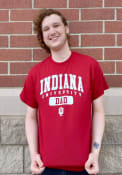 Indiana Hoosiers Dad T Shirt - Crimson