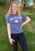 Chicago American Giants Rally Script Logo Fashion T Shirt - Navy Blue