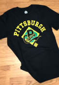 Pittsburgh Crawfords Rally Script Logo Fashion T Shirt - Black