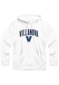 Villanova Wildcats Arch Mascot Hooded Sweatshirt - White