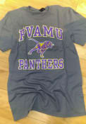 Prairie View A&M Panthers Number One Design T Shirt - Charcoal