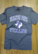 Tarleton State Texans Number One Design T Shirt - Charcoal