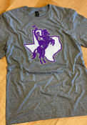 Tarleton State Texans Distressed Logo T Shirt - Grey