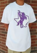 Tarleton State Texans Distressed Logo T Shirt - White