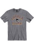 Loyola Ramblers Alumni Fashion T Shirt - Grey