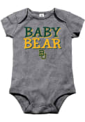 Baylor Bears Baby Baby Bear One Piece - Grey
