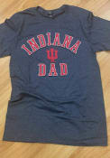 Indiana Hoosiers Dad Number One Fashion T Shirt - Charcoal