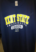 Kent State Golden Flashes Grandpa Pill T Shirt - Navy Blue