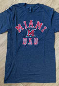 Miami RedHawks Dad Number One Fashion T Shirt - Charcoal