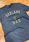 Oakland University Golden Grizzlies Dad Number One Fashion T Shirt - Charcoal