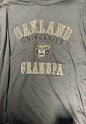 Oakland University Golden Grizzlies Grandpa Number One Fashion T Shirt - Charcoal