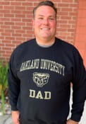 Oakland University Golden Grizzlies Dad Number One Crew Sweatshirt - Black