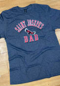 Saint Josephs Hawks Dad Number One Fashion T Shirt - Charcoal
