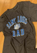 Saint Louis Billikens Dad Number One Fashion T Shirt - Charcoal