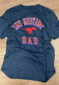 SMU Mustangs Dad Number One Fashion T Shirt - Charcoal