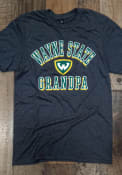 Wayne State Warriors Grandpa Number One Fashion T Shirt - Charcoal