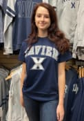 Xavier Musketeers Arch Logo T Shirt - Navy Blue