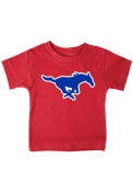SMU Mustangs Infant Primay Logo T-Shirt - Red