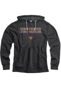 West Chester Golden Rams Snow Heather Flat Name Fashion Hood - Grey