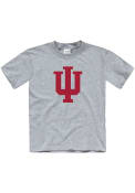 Indiana Hoosiers Youth Primary Logo T-Shirt - Grey