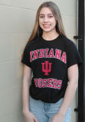 Indiana Hoosiers Number One Design T Shirt - Black
