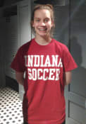 Indiana Hoosiers Soccer T Shirt - Crimson