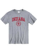 Indiana Hoosiers Seal T Shirt - Grey