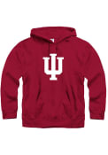 Indiana Hoosiers Big Logo Hooded Sweatshirt - Crimson