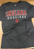 Indiana Hoosiers Wornout Fashion T Shirt - Charcoal