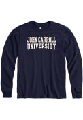 John Carroll Blue Streaks Rally Arch Name T Shirt - Navy Blue